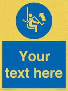 Custom Mandatory: Open safety bar of chairlift